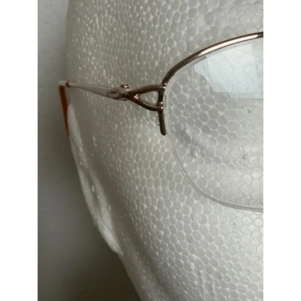 Flexon 651 Marchon Blush Pink Half‎ Rim Oval Eyeglass Frames 49-18-130 RX